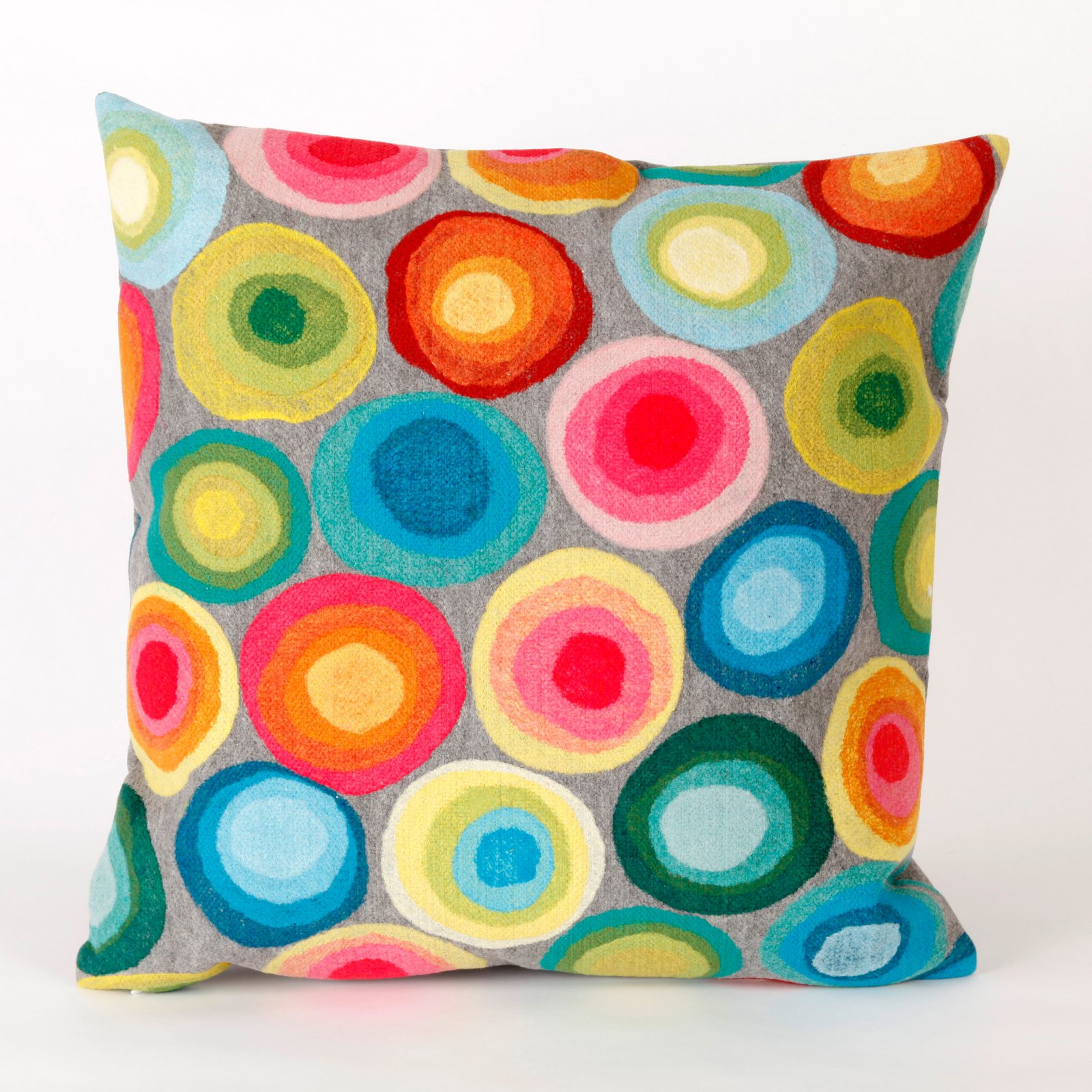 Liora Manne Puddle Dot Indoor / Outdoor Throw Pillow