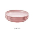 thumbnail image 3 of Paquete de 4 platos de plástico Sonducket para comida Rosado, 3 of 6