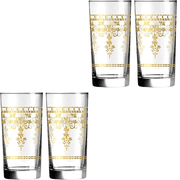 Luminarc L1139 Clear Tempered Glass Tableware Set, 4 Pieces