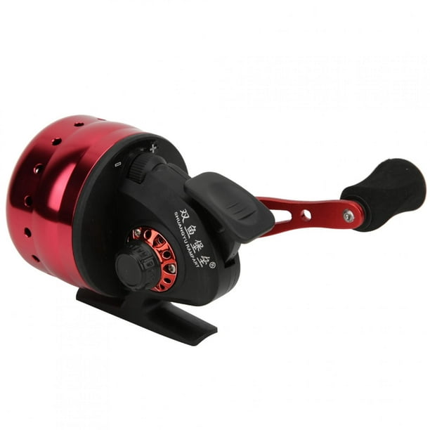 Spincast Reel, Fishing Tackle, ABS +Metal Painting Appearance Fish Hunting  Reel, For Sea Fishing Wild Fishing Fishing Lover Pool Red 