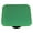 Jade Green, variant on Opaline Orange Square Glass Cabinet Knob - Aluminum Post