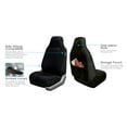 thumbnail image 3 of FH Group Premium Fabric Universal Seat Covers Fit For Car Truck SUV Van Black - Front Seats, 3 of 3