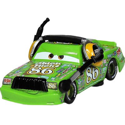 Disney Pixar Cars 2 3 Rains McQueen Ramirez figuras de acción de juguete para niños, vehículo fundido a presión, aleación de Metal, regalo de Navidad para niño, 1:55 zhangyuxiang LED