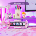 Divoom Times Gate Digital Clock, Smart App, WiFi, RGB LED, Pink ...