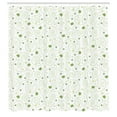 thumbnail image 3 of Ambesonne Butterfly Shower Curtain, Flowers Spring Awakening, 69"Wx84"L, Yellow Green, 3 of 5