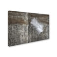 thumbnail image 3 of Trademark Fine Art 'Feather on Wood II' Canvas Art by Cora Niele, 3 of 4
