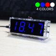 thumbnail image 3 of DYNWAVECA 4 Bits Digital Electronic Clock SCM Electronic Suite DIY s Welding Practice Learning s for School Training Lessons - Blue, as described, 3 of 10