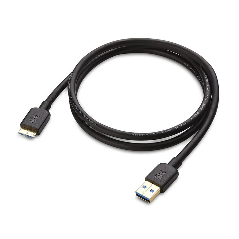 Cable Matters Long USB 3.0 Cable (USB 3 Cable, USB 3.0 A to B  Cable) in Black 15 ft : Electronics