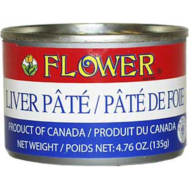 Flower Canned Liver Pate, 4.76 Oz, 24 Ct