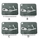 thumbnail image 3 of Ounissouiy Almohadilla de calefacción cálida ajustable Control inteligente manta eléctrica impermeable calentamiento rápido cómodo calentador accesorio Suministros térmicos gris oscuro 4 Ounissouiy HA073659-04, 3 of 6