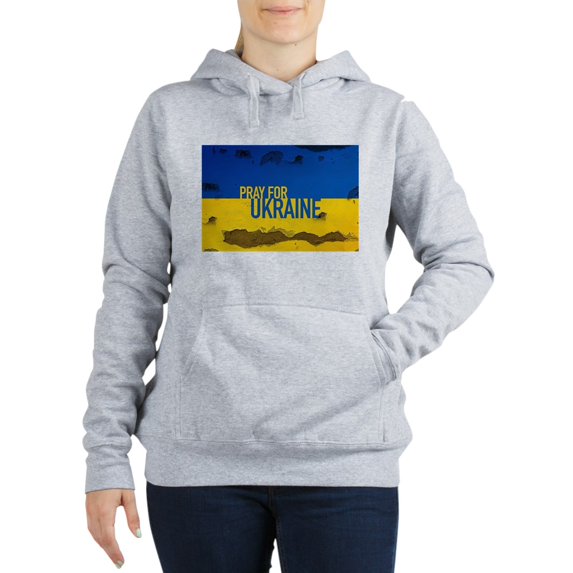 CafePress - Pray For Ukraine Sweatshirt, Stand With Sweatshirt - Women's Hooded Sweatshirt