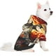 thumbnail image 2 of Balery Rose Floral Skull Sudadera con Capucha para Perros Pequeños – Ropa para Mascotas, Disfraz para Perros y Gatos, Ideal para Fiestas y Cosplay-Large, 2 of 7