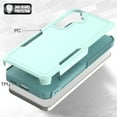 thumbnail image 3 of TECH CIRCLE for Samsung Galaxy S24 PC+TPU Case,Support Magnetic Car Mount Heavy Duty Dual-Layer Rugged Durable Military Grade Heavy Duty Protection Shockproof/Drop Proof Cover,Mint, 3 of 6