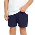 thumbnail image 2 of Antinious Toddler Boys Girls Solid Elastic Waist Casual Outdoor Shorts, 2 of 5