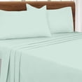 thumbnail image 4 of GLAMBURG Full Size Sheet Set - Double Brushed Microfiber Full Size Bedding Set, 4 Piece Deep Pocket Full Size Sheet - Ultra Soft, Wrinkle Free, Quick Dry, Easy Care Full Size Sheets - Sea Green, 4 of 5