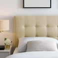 thumbnail image 5 of Ergode Emily Full Upholstered Fabric Headboard - Beige, 5 of 5