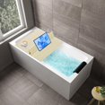 thumbnail image 4 of Bathtub Cover - Foldable Bathtub Cover, Tub Cover for Bathtub, 59''L x 31.5''W, PVC Bath Tray, Bath Insulation Cover, Foldable Bathtub Board for Salons, Hotels, Homes, Spa (Yellow 63''L x 35''W), 4 of 16