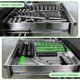 thumbnail image 3 of Juego organizador magnético para dados PRRPRR de 8 piezas, negro y verde, 3 of 7