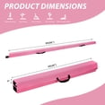 thumbnail image 3 of FlexWave 8FT Folding Balance Beam , Floor Gymnastics Training Equipment，with Non-Slip Rubber Base, Home Practice and Physical Therapy，for Kids and Adults, 3 of 6
