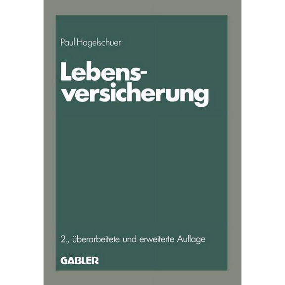 Die Versicherung Lebensversicherung, (Paperback)