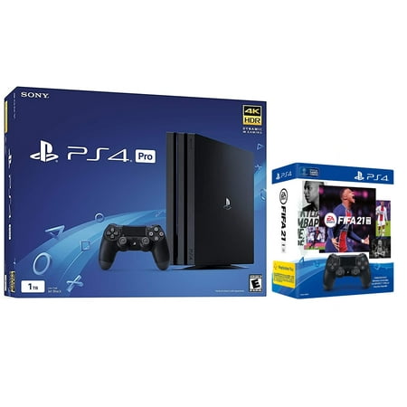 PlayStation 4 Pro Bundle with Fifa 21 & PS4 Black Controller