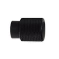 thumbnail image 3 of CKP #6500 Linear Collection 3/4 in. (20mm) Knurled Aluminum Knob, Gloss Black - 10 Pack, 3 of 4