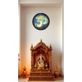 thumbnail image 5 of 1. Handcrafted OM Wall Art with LED Backlight – Spiritual Home Decor, 5 of 7