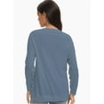 thumbnail image 2 of Women's Long Sleeve Knitted Crew Neck T-shirt, 2 of 6
