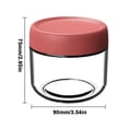 thumbnail image 3 of Glass Mason Jars for Overnight Oats with Lids in Vibrant Colors Storage Stackable Yogurt Containers Sealed Jars 300ml,6 x Glass Mason Jars for Overnight Oats(300ml), 3 of 8