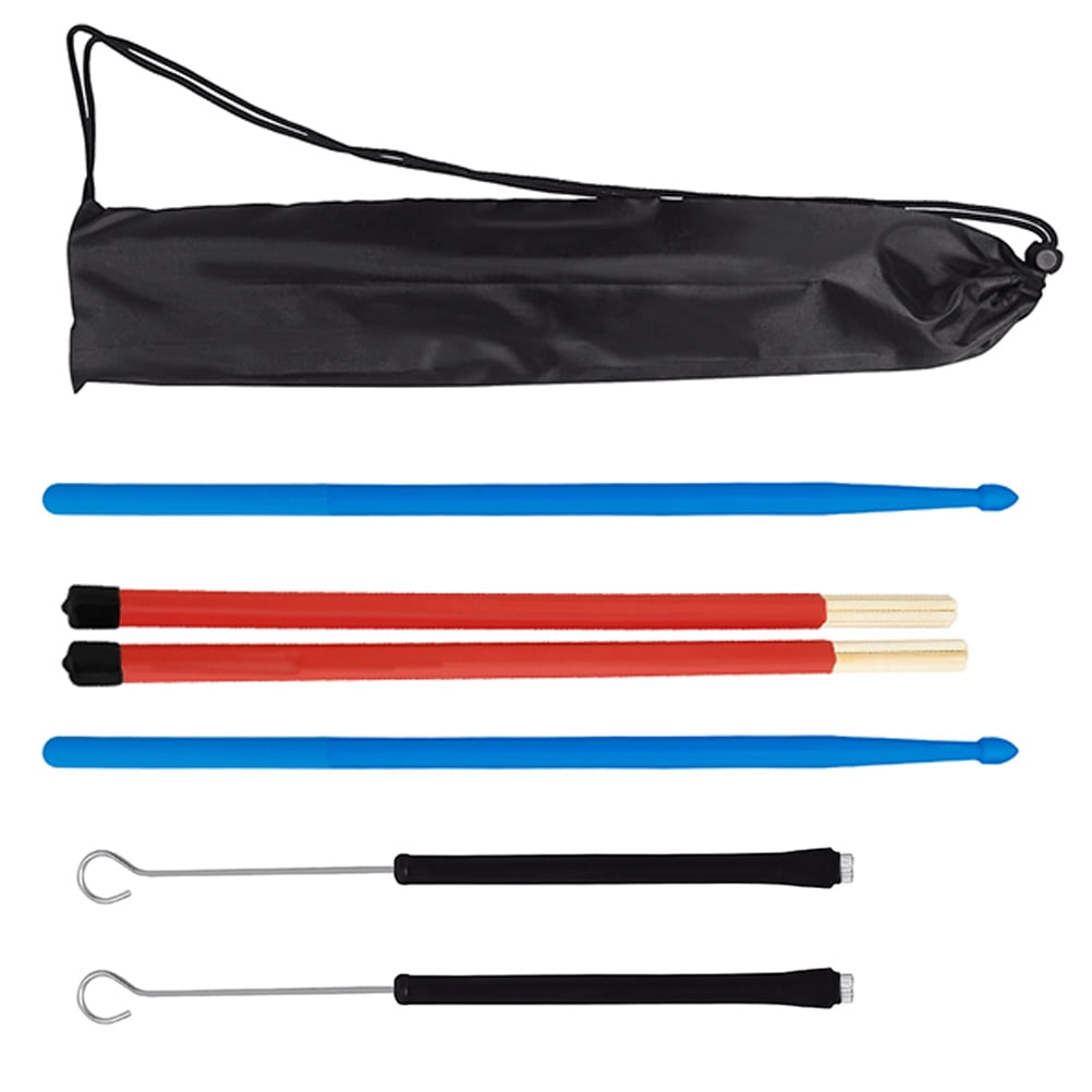 FELTECHELECTR Performance Drumsticks Kit with Nonslip Handles Assorted Color for Students Orchestra Players 5Sets