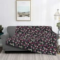thumbnail image 2 of Fuzoiu Daisies Flowers Print Flannel Blanket,Throw Blanket,Flannel Home Decor,Fleece Bed Blankets,Cozy Soft Blanket for Bed, Sofa, Camping, and Travel-50"x40", 2 of 6