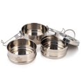 thumbnail image 2 of Indian-Tiffin 3 Tier Stainless Steel Small Tiffin Lunch Box, 2 of 5