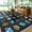 Blue -04, variant on Wellber Area Rug Soft Vintage Floral Rugs Non Slip Carpet for Bedroom Living Room Home Deocr,6'x9',Green