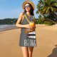 thumbnail image 3 of Balery I Like Big Digger Vestidos de verano para mujer con estampado: vestido holgado sin mangas, vestido playero informal y cómodo para días calurosos., 3 of 7