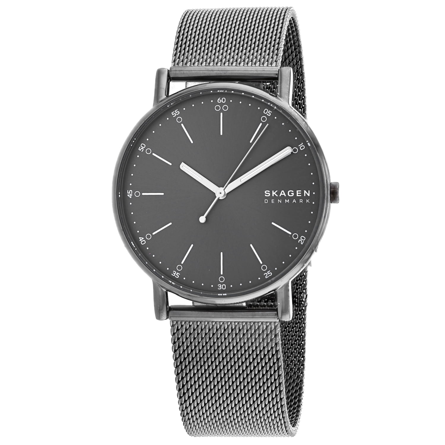 Skagen Men's Holst Chronograph Gunmetal Steel-Mesh Watch