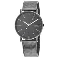 Skagen Men's Holst Chronograph Gunmetal Steel-Mesh Watch (SKW6608 ...