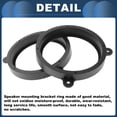 thumbnail image 4 of Unique Bargains Speaker Spacer Ring Tweeter Speaker Spacer Adaptor for Subaru for 6.5" 2Pcs, 4 of 7