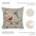 thumbnail image 4 of birds, tree branch, flowerslinen toss pillowcase decoration pillowcase gifting preferred 20x20inch cushion cover sofa pillowcase sofa bedroom living room car, 4 of 8