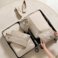 thumbnail image 1 of Packing Cubes for Suitcases,6 Set Packing Cubes for Travel Essentials, Lightweight Luggage Suitcase Organizer Bags Set with Shoe Bag, Keep Shape Travel Cubes for Packing, 1 of 6