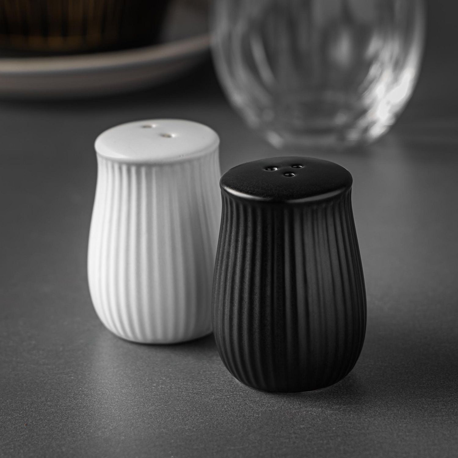 Thyme & Table Ribbed Salt & Pepper Shakers, Shaker