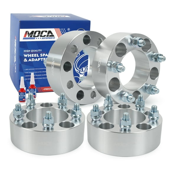 MOCA AUTOPARTS 4PCS 2"(50mm) Wheel Spacers 5x4.75" to 5x4.75" with M12x1.5 Thread Pitch Fit for Buick Riviera & Cadillac XLR