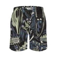 thumbnail image 3 of Beetlejuice Men's Swim Trunks Board Shorts Drawstring Elastic Waist Quick Dry Swimsuits Beach Shorts with Pockets L, 3 of 8