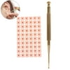 1X Brass Ear Acupuncture Point Massage Probe Auricular Detection Pen Stick