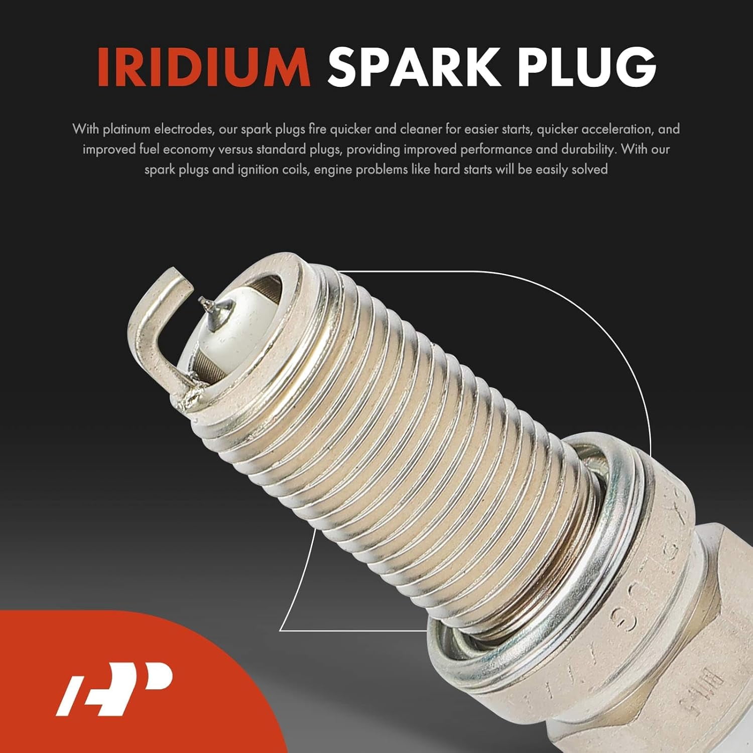 A-Premium Set of 4 Ignition Coil Pack and Iridium Spark Plugs Compatible with Subaru Forester 2011-2013, Impreza 2011-2014, Legacy 2010-2012, WRX 2013-2014, WRX STI 2013-2018, 2.5L