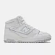 thumbnail image 1 of New Balance 650 BB650RWW Sneakers Mens US 11 White Leather Lifestyle Shoes ZZ311, 1 of 6