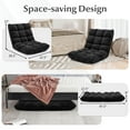 thumbnail image 4 of Giantex Adjustable Floor Gaming Sofa Chair, Padded Sleeper Bed, Adults Couch Recliner, Armless Meditation Chair w/Back Support, 4 of 7