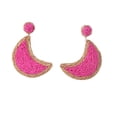 thumbnail image 1 of Minnieouse 1 par de pendientes Vintage tejido colgante joyería novias esposa regalo colgante accesorio para el hogar al aire libre causal Ropa, zapatos y accesorios Miscelánea Rosa oscuro Minnieouse AP011242-03, 1 of 6