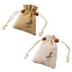 thumbnail image 2 of Moyic Paquete de 2 bolsas de lino transpirable buena decoración bolsa perfumada suministros de vacaciones accesorios de fiesta contenedor de Kits de decoración para fiestas Caqui/8*10cm Moyic HA066380-01, 2 of 6
