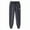 Dark Gray, variant on Riecok Jogging Pants for Men Elastic Waist Drawstring Open Bottom Solid Color Outdoor Running Jogger Pants with Pockets Beige L