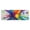 Colorful Double Burst, variant on Colorful Rainbow Tie Dye Spiral Pattern Kitchen Rug Mat,Kitchen Runner Rugs Non Skid Washable,Decorative Kitchen Floor Mats for Kitchen,Sink,Laundry,17"x47.2"
